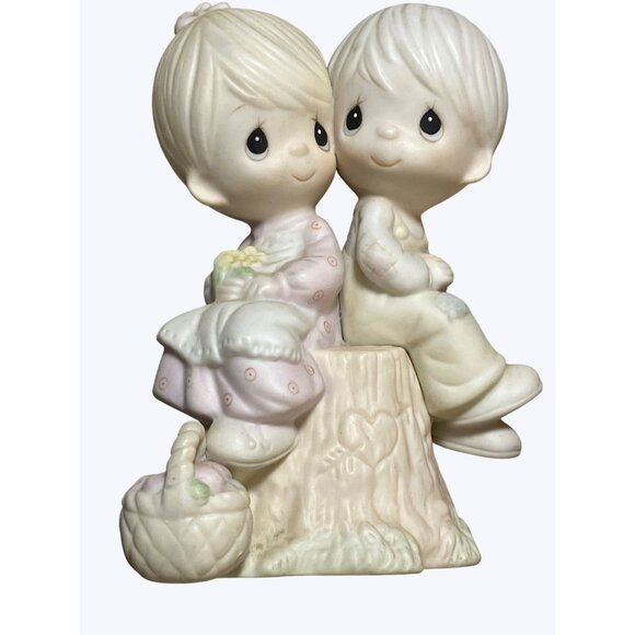 Precious Moments 1978 Jonathan & David Love One Another Figurine Enesco Imports - Picture 10 of 15